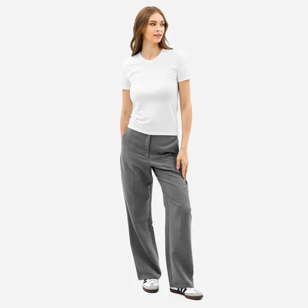 All-Over Print Women’s Cotton Crew Neck T-Shirt