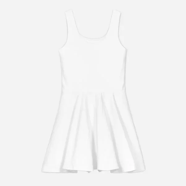 All-Over Print Cotton Skater Dress