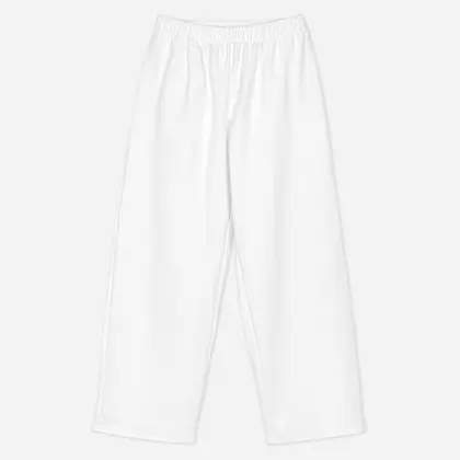 All-Over Print Unisex Cotton Wide-Leg Pants