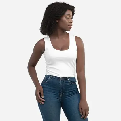 All-Over Print Crop Top