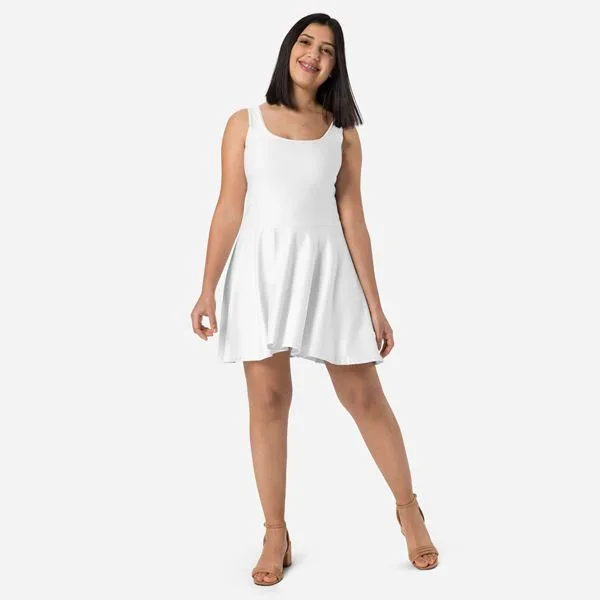 All-Over Print Skater Dress