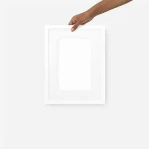 Matte Paper Framed Poster With Mat (cm)