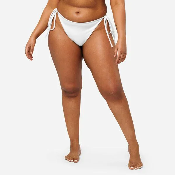 All-Over Print String Bikini Bottom