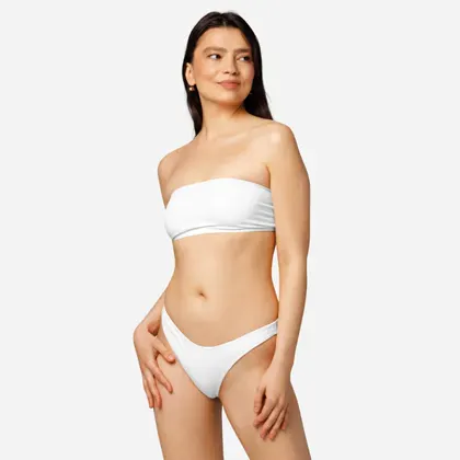 All-Over Print Bandeau Bikini