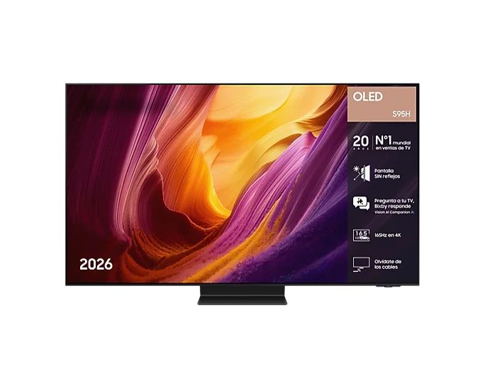 Samsung TV 55" OLED S95H 4K SIN reflejos Samsung Vision AI Smart TV 2026
