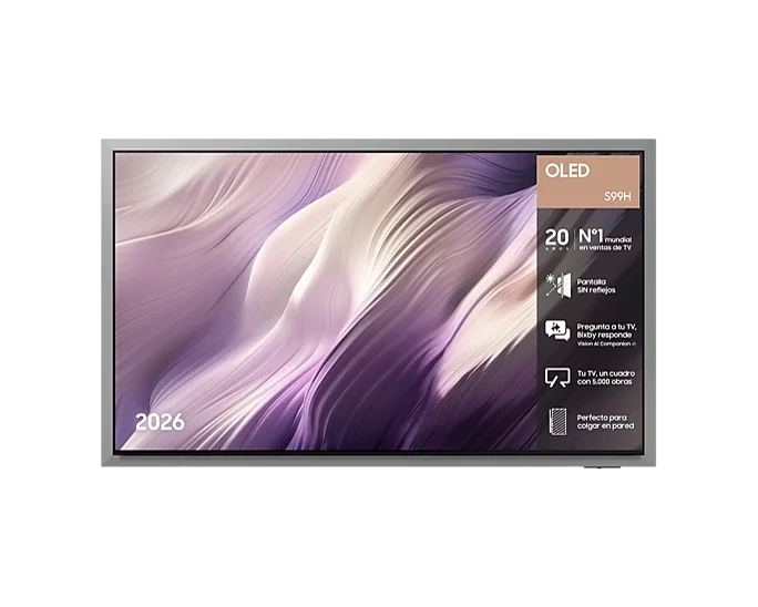 Samsung TV 55" OLED S99H 4K SIN reflejos Samsung Vision AI Smart TV 2026