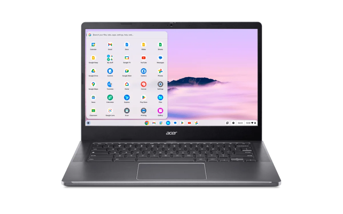 Laptop Acer Chromebook Plus 514 - Intel® Core™ i3-N305 - 8GB - SSD de 128GB - Gráficos Intel® UHD - Alemán (QWERTZ)