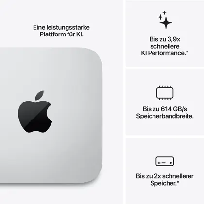 Alquila Ordenador de sobremesa Apple Mac Studio - M5 Max de 18 núcleos - 36 GB - SSD de 512 GB - CPU con GPU integrada de 32 núcleos desde 121,99 € al mes