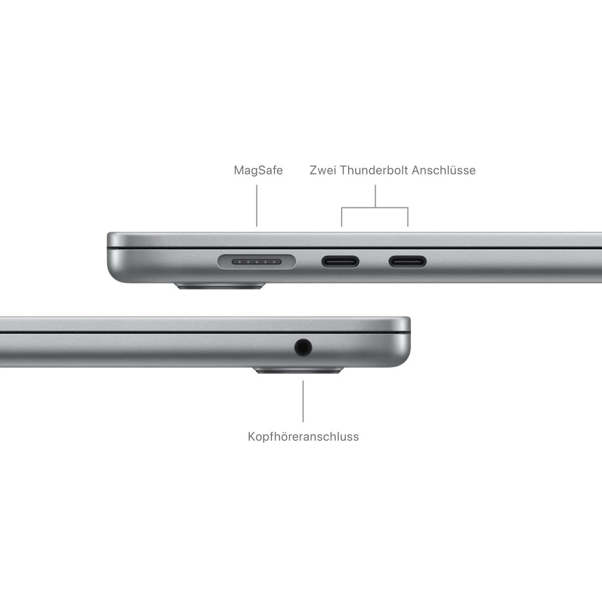 Alquila Portátil Apple MacBook Air de 15" - Apple M3 - 16 GB - SSD de 512 GB - GPU integrada Apple de 10 núcleos - Alemán (QWERTZ) desde 44,99 € al mes