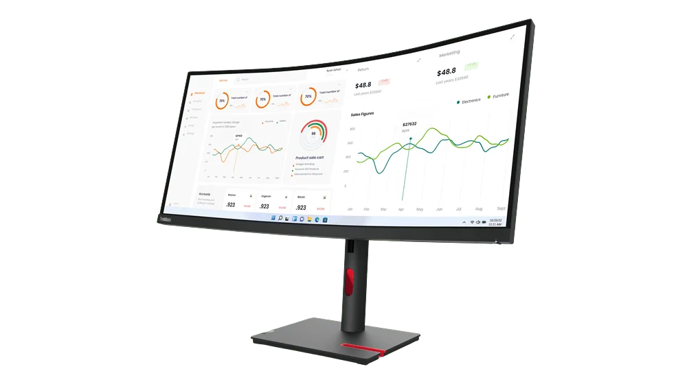 Lenovo - 34" ThinkVision T34w-30 63D4GAT1EU
