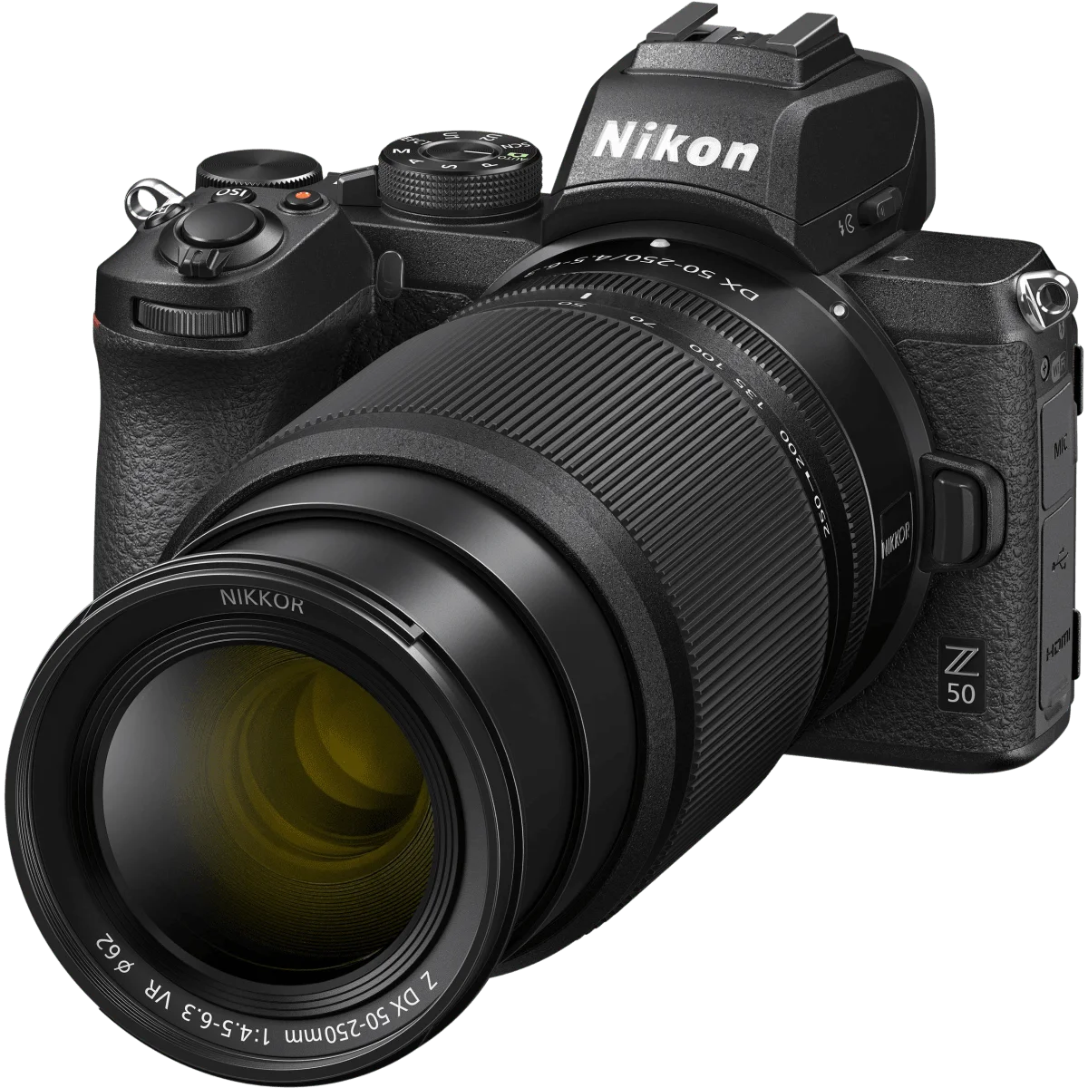 Kit Nikon Z50 + Nikkor Z DX 16-50mm f/3.5-6.3 VR + Nikkor Z DX 50-250mm f/4.5-6.3 VR