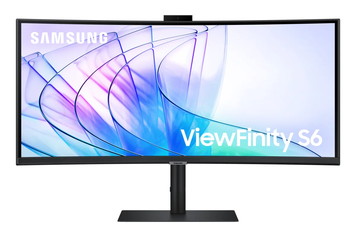Samsung - 34" ViewFinity S6 (34") Ultra WQHD Curved LS34C652VAUXEN